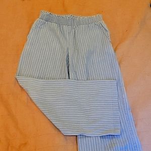 Chambray Gap Relaxed Girls pants, elastic waisted